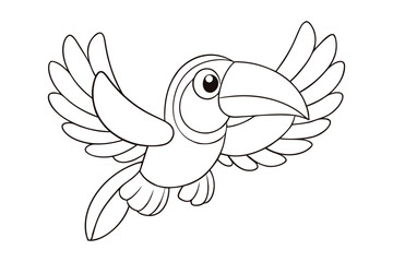 Tropical Toucan Coloring Book – Relaxing and Creative Bird Art

