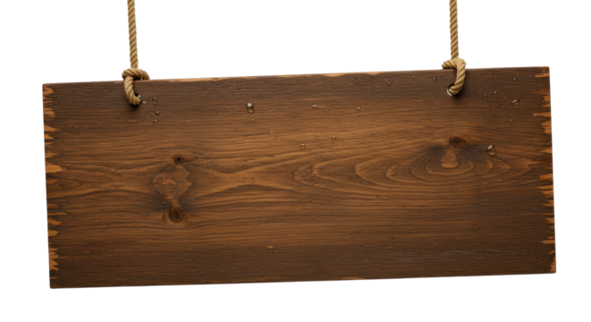 old wooden sign