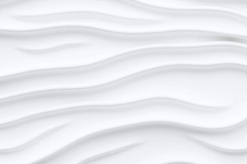 Obraz premium close up of a white wall with wavy lines