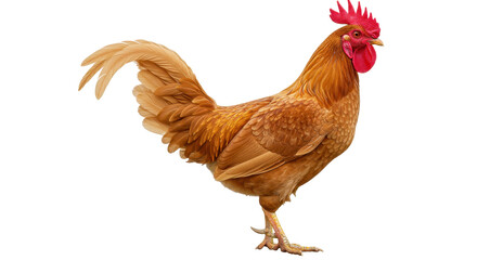 Isolated Rooster