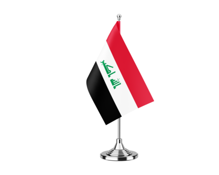 Iraq Table Flag