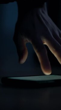 A young woman slowly reaches out to turn off her alarm clock in a dimly lit apartment. The morning light barely filters through the curtains, creating a serene atmosphere as she begins her day