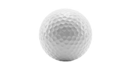 Isolated Golf Ball