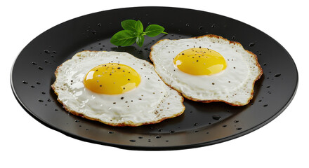 Isolated Fried Eggs