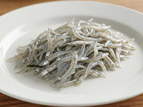 Shirasu is a type of small fish that is often eaten in Japan.