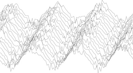Abstract wave line pattern for modern design and decoration projects.