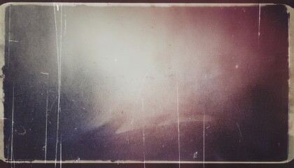 vintage textured film frame with aged dust, scratches, and grainy abstract gradient for retro photography and design projects