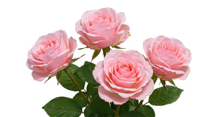 Isolated Pink Roses