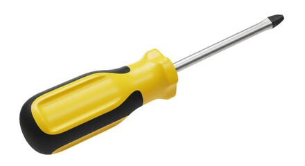 Isolated Yellow Screwdriver
