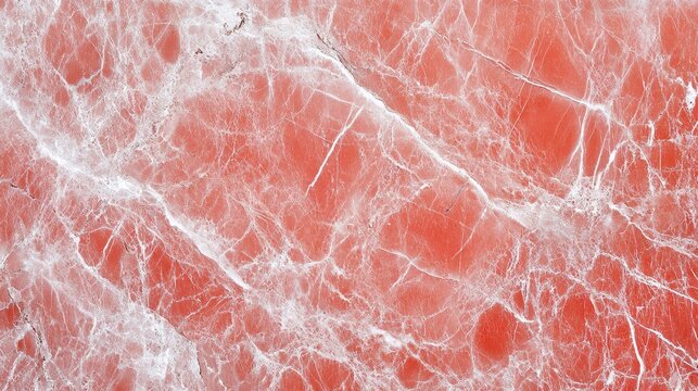 A smooth, polished pink marble surface with bright white veins creating a timeless and elegant pattern - Powered by Adobe