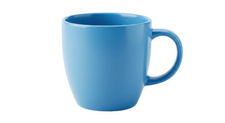 Isolated Simple Blue Mug