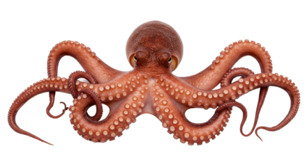 Isolated Octopus