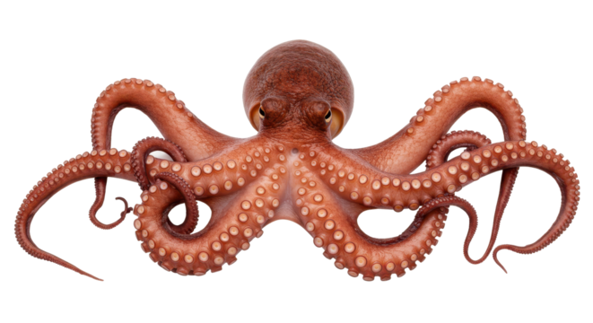 Isolated Octopus