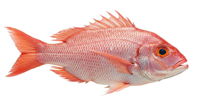 Isolated Red Snapper Fish