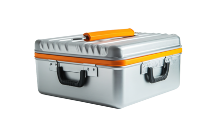 Portable aluminum tool chest for craftsmen garage storage solutions sleek design practical use