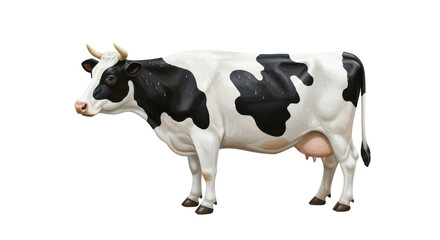 Isolated Holstein Dairy Cow