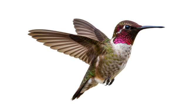 Isolated Hummingbird