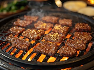 Grilled Meat with Toppings