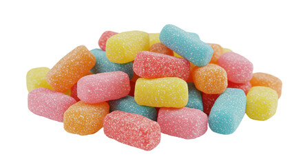 Isolated Pile of Sour Patch Kids