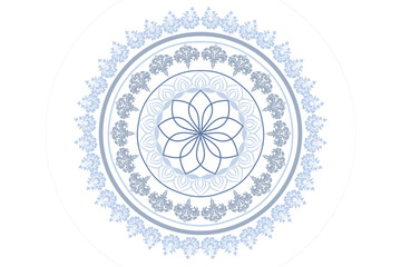 Mandala patterns vector have a circular or symmetrical structure radiating outward from the center. They are often used as spiritual and religious symbols and in meditative, carpets, jewelry, card.