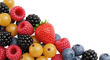 Isolated Assorted Berries
