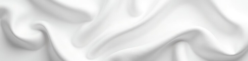 Obraz premium Smooth and luxurious white silk fabric background, elegant, background