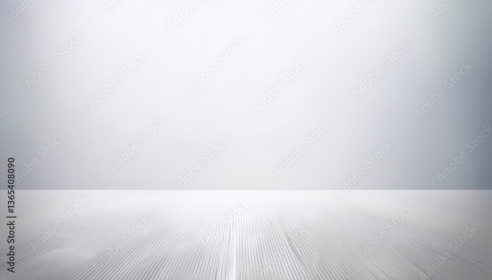 Poster blank white gradient background with product display. white backdrop or empty studio