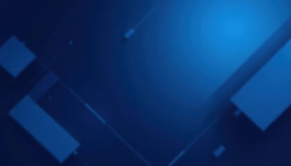 Obraz premium Smooth and sleek dark blue abstract banner background with geometric shapes and blurred lines, dark blue, smooth
