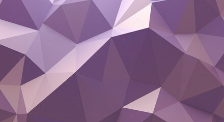 Obraz premium An Ultra–High Resolution Abstract Background Built From Interlocking Triangular Facets in Iridescent Shades of Purple and Silver