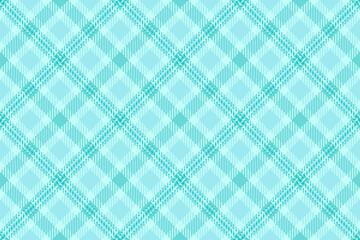 Seamless aqua blue plaid pattern.  Elegant geometric textile design perfect for fashion, home decor, or website backgrounds.  Subtle texture adds visual interest.  Creates a calming, refreshing mood.