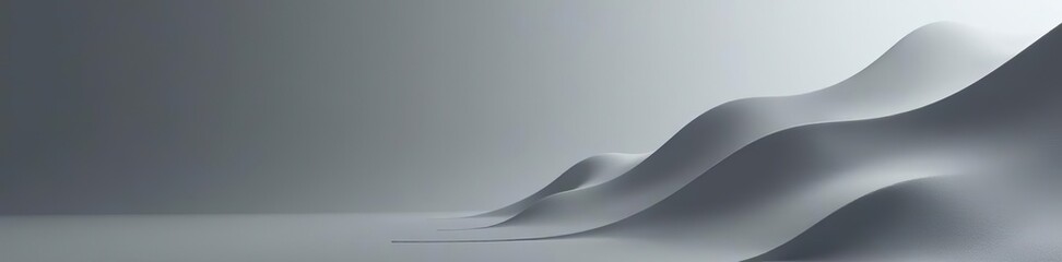Sleek and modern abstract grey background with soft gradient effects,  soft,  modern