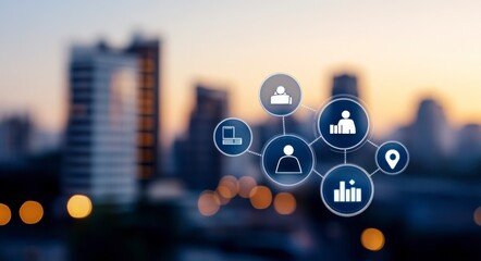 Networking event showcasing business connections in urban setting visual content highlighting collaboration professional environment