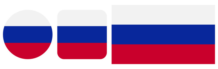 Sign, Icon flag of Russia Transparent background