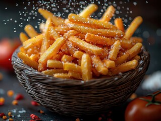 French Fries with Seasoning