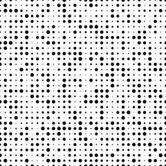 
Seamless abstract pattern. Modern background from small different sized circles.  Stylish texture with dotted stripes.