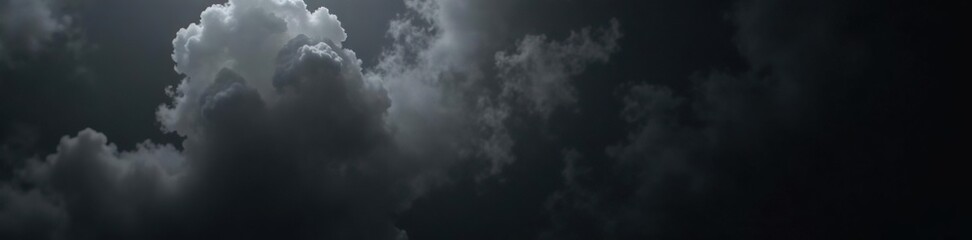 Obraz premium Smoky mist on black background with distressed grey grunge texture, clouds backdrop, smooth, abstract