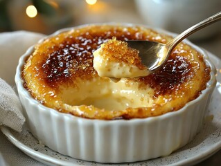 Crème Brûlée with Spoon