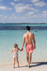 happy family on the beach