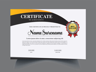 Obraz premium Professional Certificate design template concept
