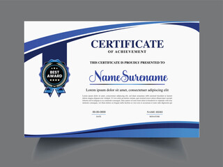 Obraz premium Professional Certificate design template concept