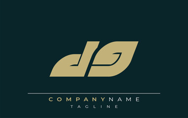DG Sleek Geometric Logo Design. Neutral colors and minimalist style create a professional and contemporary impression, suitable for branding and corporate identity.
