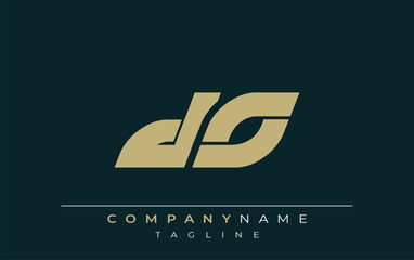 DO Sleek Geometric Logo Design. Neutral colors and minimalist style create a professional and contemporary impression, suitable for branding and corporate identity.