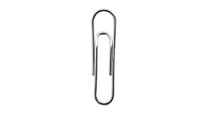 paper clip isolated on transparent background