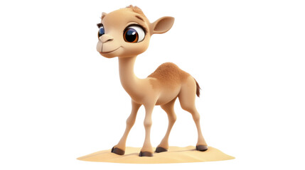 Obraz premium giraffe isolated on white