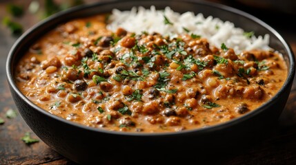 Curry with Rice and Garnish