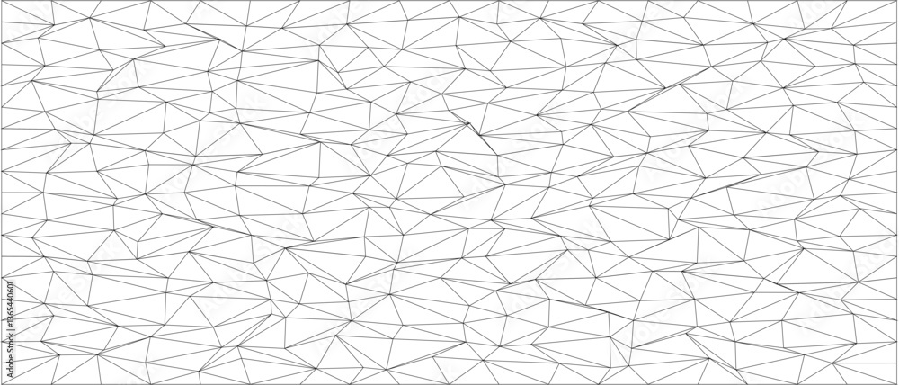 Poster intricate geometric pattern with chaotic triangular lines for modern design concepts and backgrounds