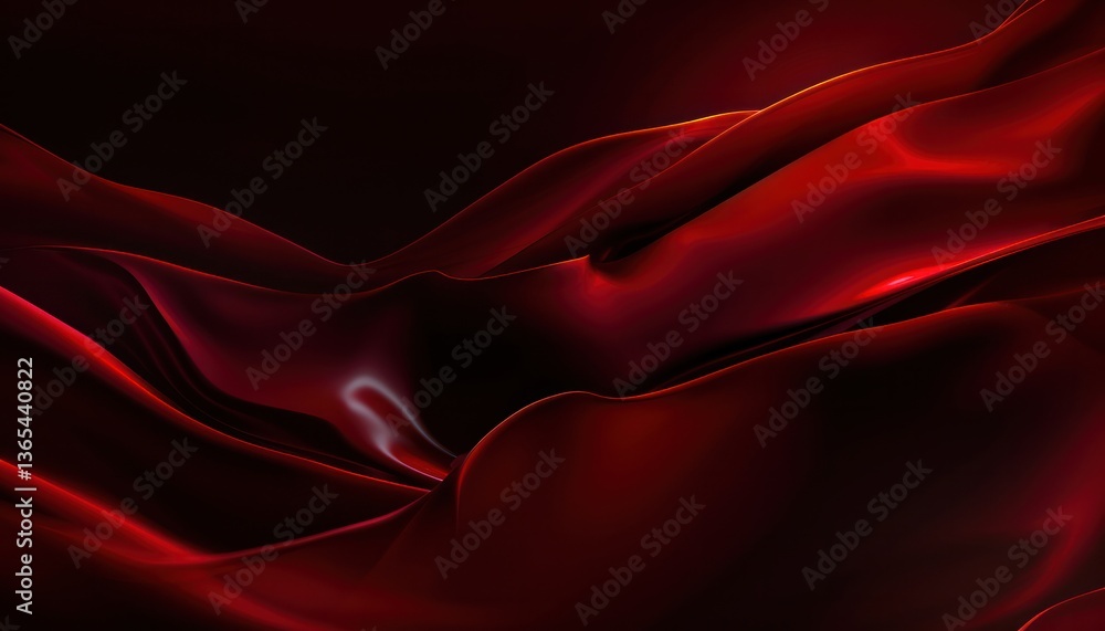 Fototapete dark red abstract backgrounds flowing lines curves dark smooth gradient colours infinity super detai