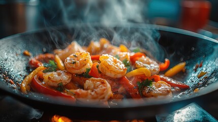 Stir-Fried Shrimp with Vegetables
