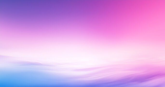 Pastel tone purple pink blue gradient defocused abstract photo smooth lines pantone color background
