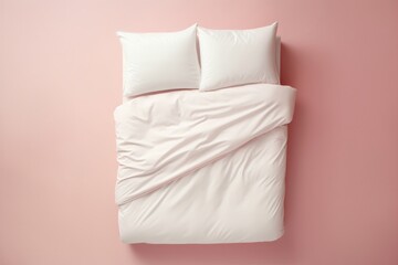 Bed furniture blanket pillow.